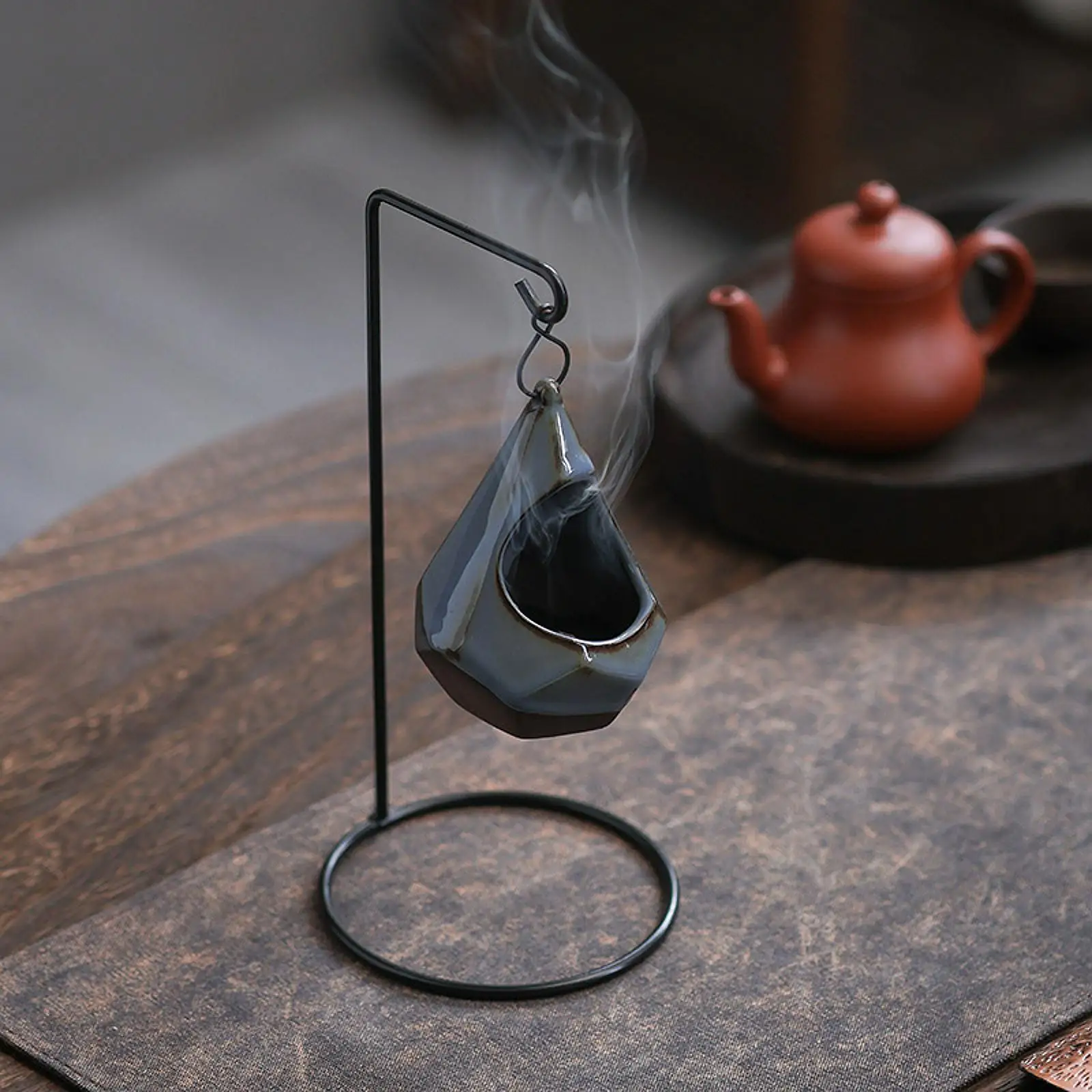 

Backflow Incense Burner Iron Rack Hanging Furnace for Farmhouse Home Office