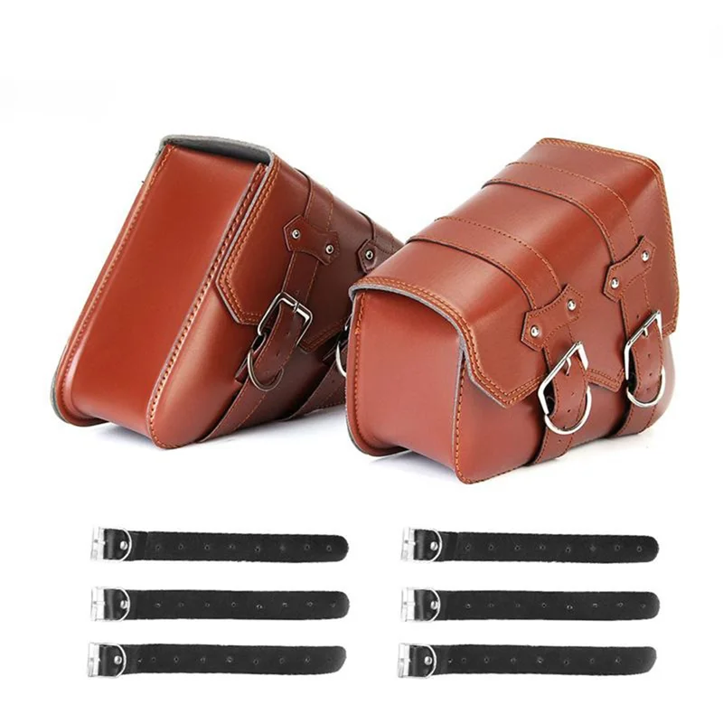 For Motorbike Conversions Motorcycle Side Cases Side Bags Toolkit Triple-Cornered Side Bag Waterproof-ABQA