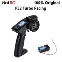 Hotrc P32 Turbo Racing 91803G-C 2.4G 4CH VT system LCD Display Remote Controller with Radio Transmitter and Receiver for RC Boat