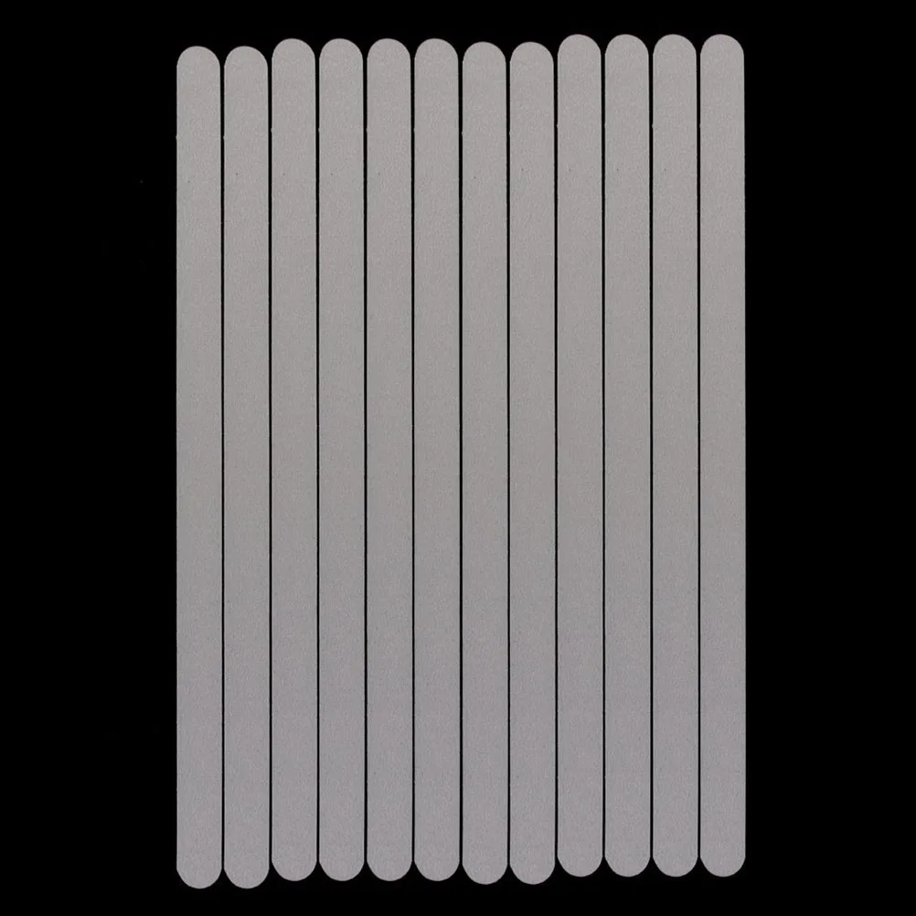 

12pcs Anti-Slip Stair Tapes White 38X2Cm Synthetic Resin Non-Slip Floor Adhesive Strips For Bath Shower Kitchen Stairs Ladders