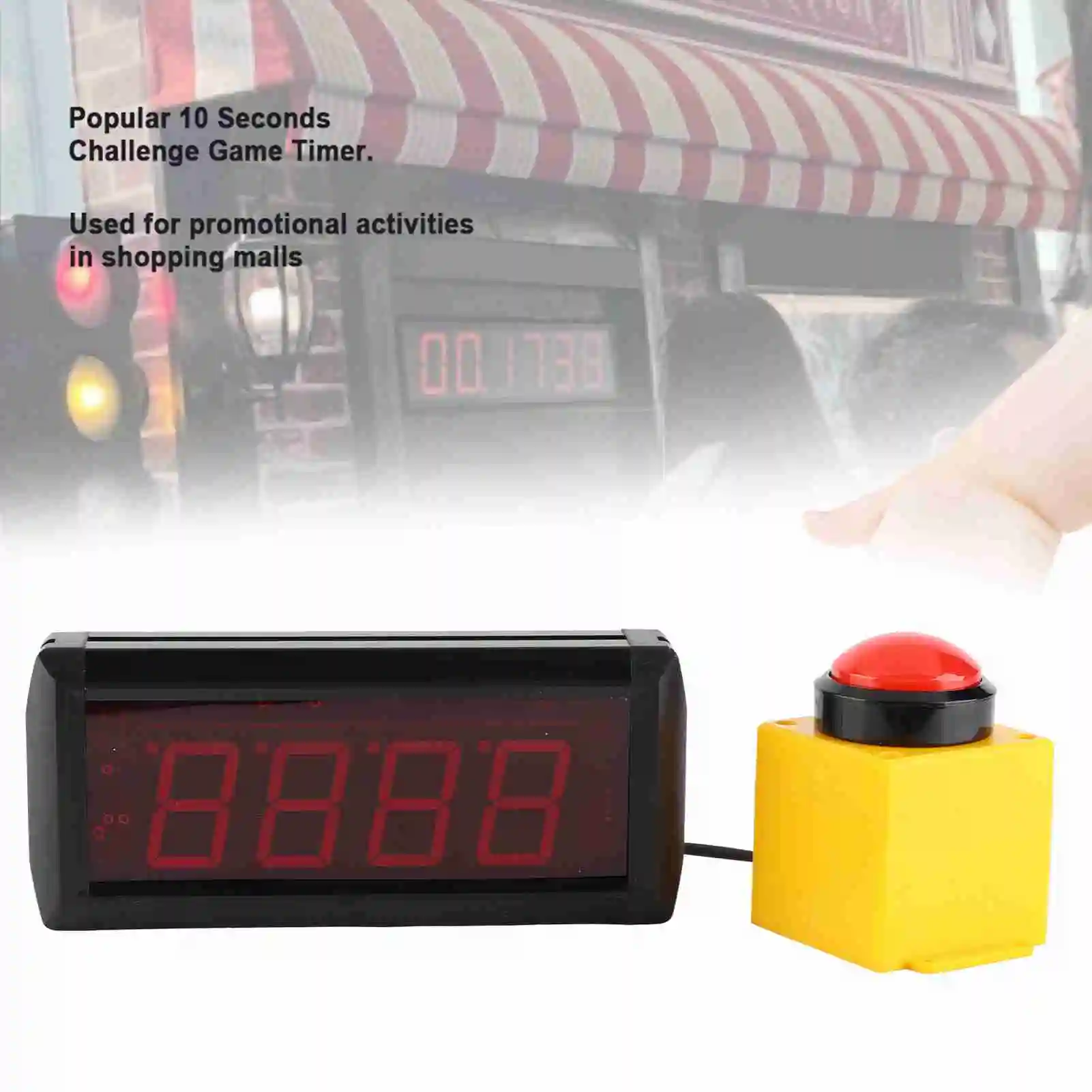 Picture 3: 10s Challenge Game Timer 10s Countdown Timer Popular Game Challenge 10 Seconds Countdown Timer LED Digital Display Digital Timer