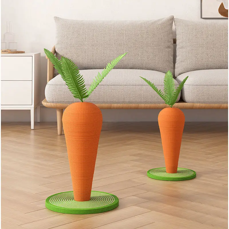 

Cat Scratch Board Is Wear-resistant and Shavings Resistant. Carrot Upright Sisal Pet Supplies. Cat Toys