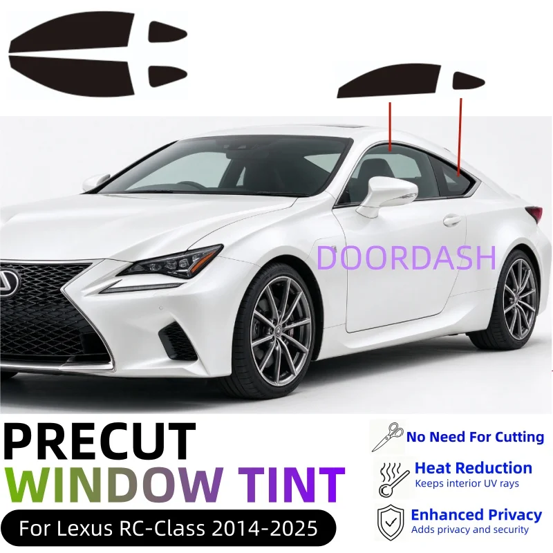 Precut Nano-Ceramic Window Tint For Lexus RS XC10 RC F Coupe ,UV IR Heat Rejecting,No Signal Interference,Car Privacy Film