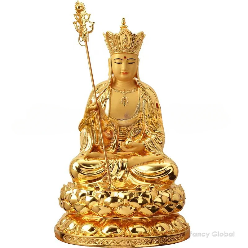 Bronze Ksitigarbha Statue Ksiti Garbha Buddha Sculpture