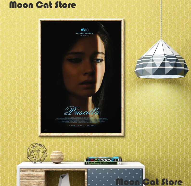 Priscilla Sofia Coppola 2023 New Movie Vintage Film Poster and HD Printed Canvas Painting Wall Art Pictures Home Room Decor