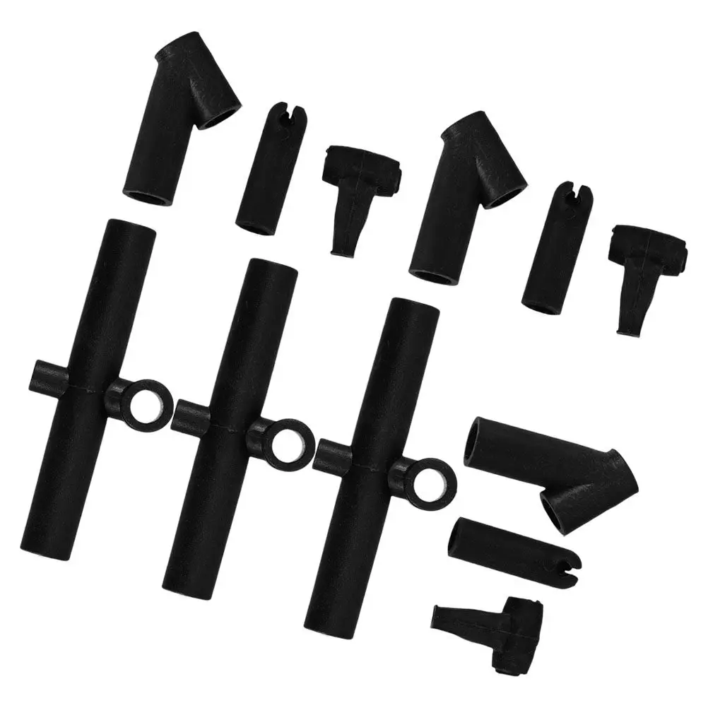 12Pcs Kite Frame Connector Set Plastic DIY Kite Building Supplies Lightweight Strong Aerodynamic Enhancement Family Outdoor