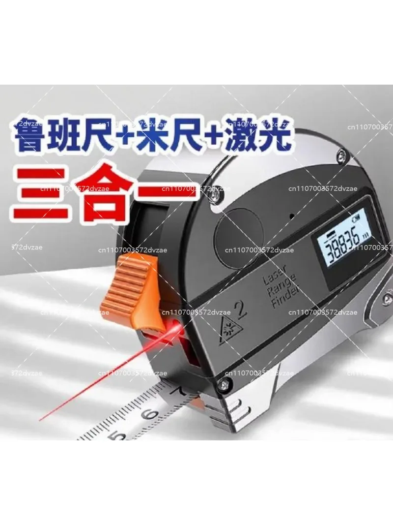 Laser Rangefinder 328ft Measure with Backlit LCD, High Accuracy Li-ion Battery, Portable Tape Measure for Home & Construction