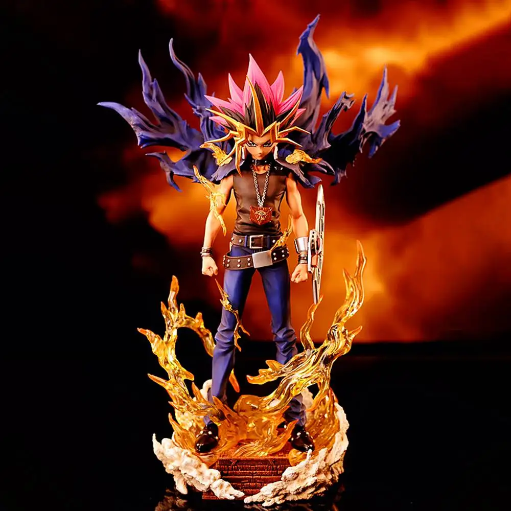 

Yugioh Figure Dark Magician Girl Assembly Model Figure Yu-Gi-Oh Blue-Eyes White Dragon Anime Building Kit Action Figure Kid Toys