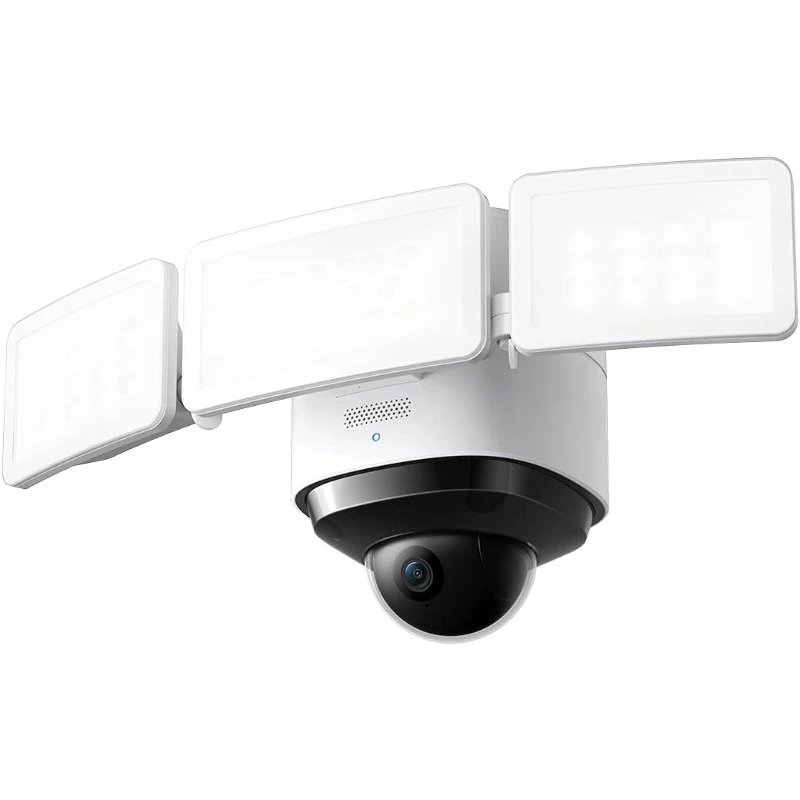 home. Floodlight Cam S330, 360-Degree Pan & Tilt Coverage, On-Device AI Subject Lock and Tracking, No Monthly Fee, Hardwired