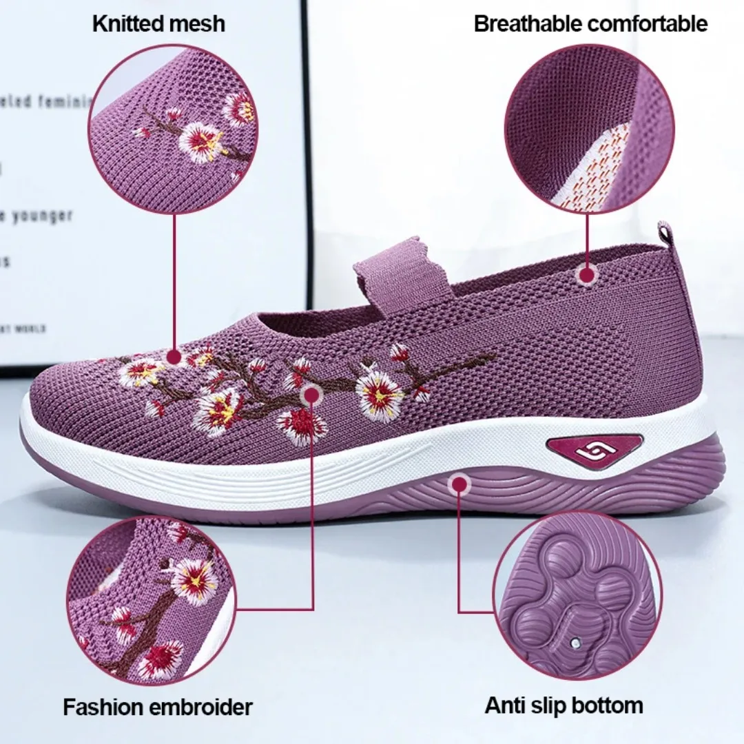 حذاء نسائي من القماش القديم من بكين، حذاء رياضي كاجوال نسائي صيفي جديد، حذاء كاجوال للأمهات #6