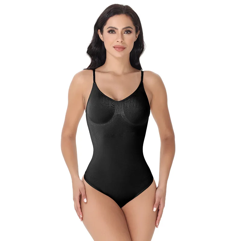 Thong Bodysuit Shaperwear for Women Tummy Control Seamless Body Shapers Belly Trimmer Sculpting Waist Trainer Slimmer Compress