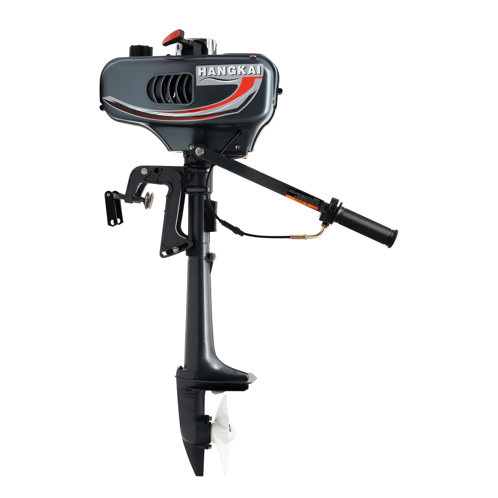 

2-Stroke 3.5HP Outboard Motor Fishing Boat Petrol Engine Air Cooling System 49CC Gasoline Engine Inline Propeller Design