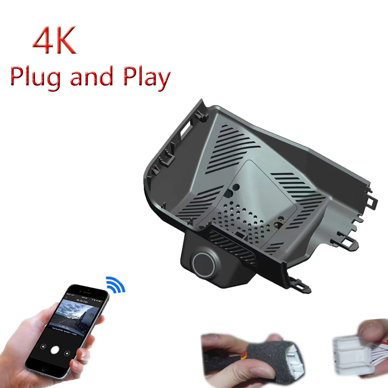 

4K Plug And Play For Chery Jetour T2 T1 T-1 Traveler 2023 2024 2025 2026 Car Video Recorder Wifi DVR Dash Camera Dashcam