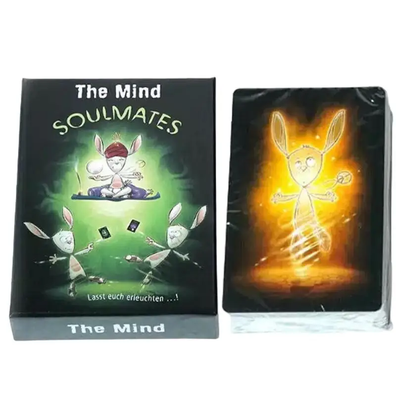 Family Games Card Game for Families the Mind Soulmates Board Game Card Game Dedicated Deck Card Games for Kids and Adults