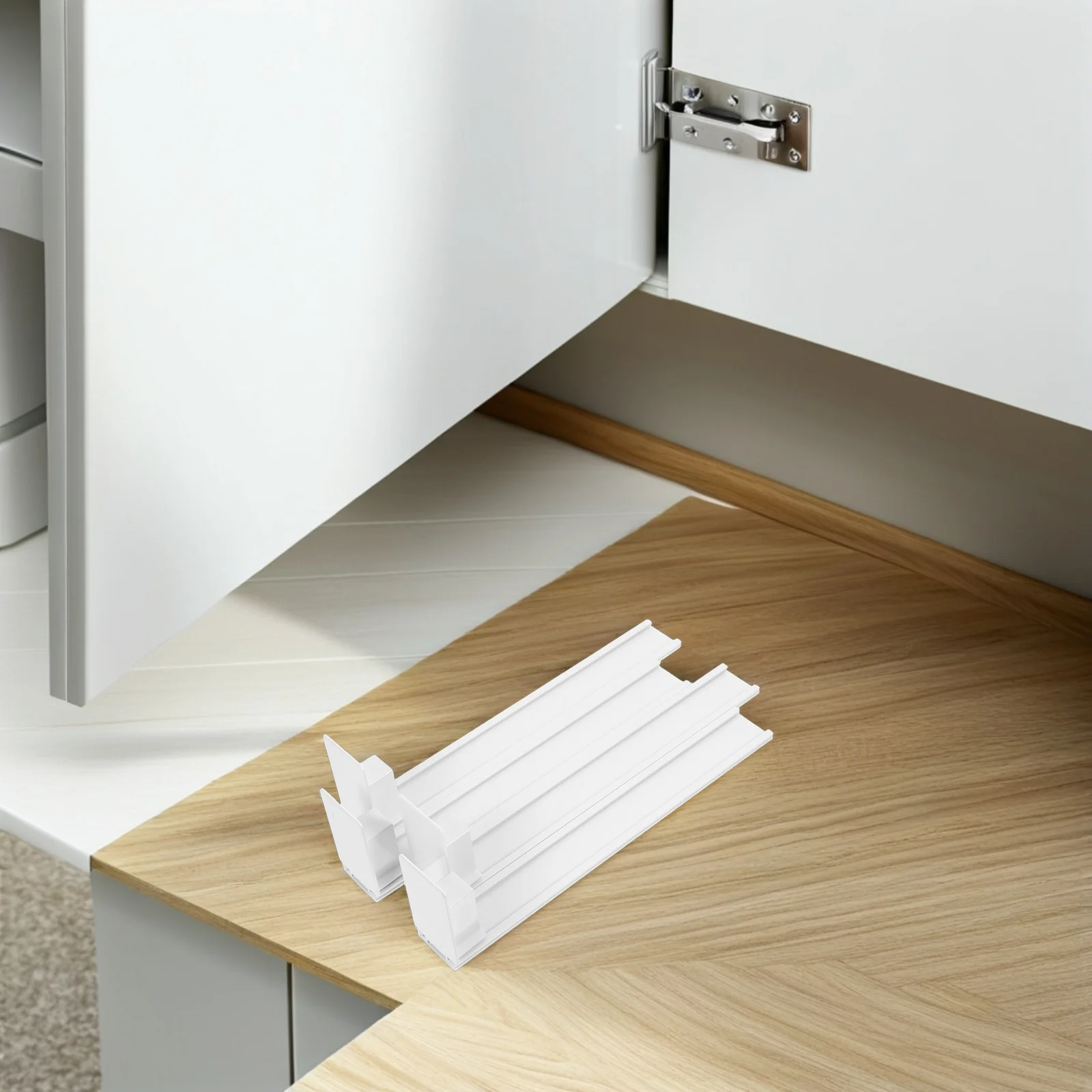 

4Pcs Automatic Pusher for Goods Shelf Integrated Plastic Drink Puller Boosts Display Efficiency Supermarket Convenience Store