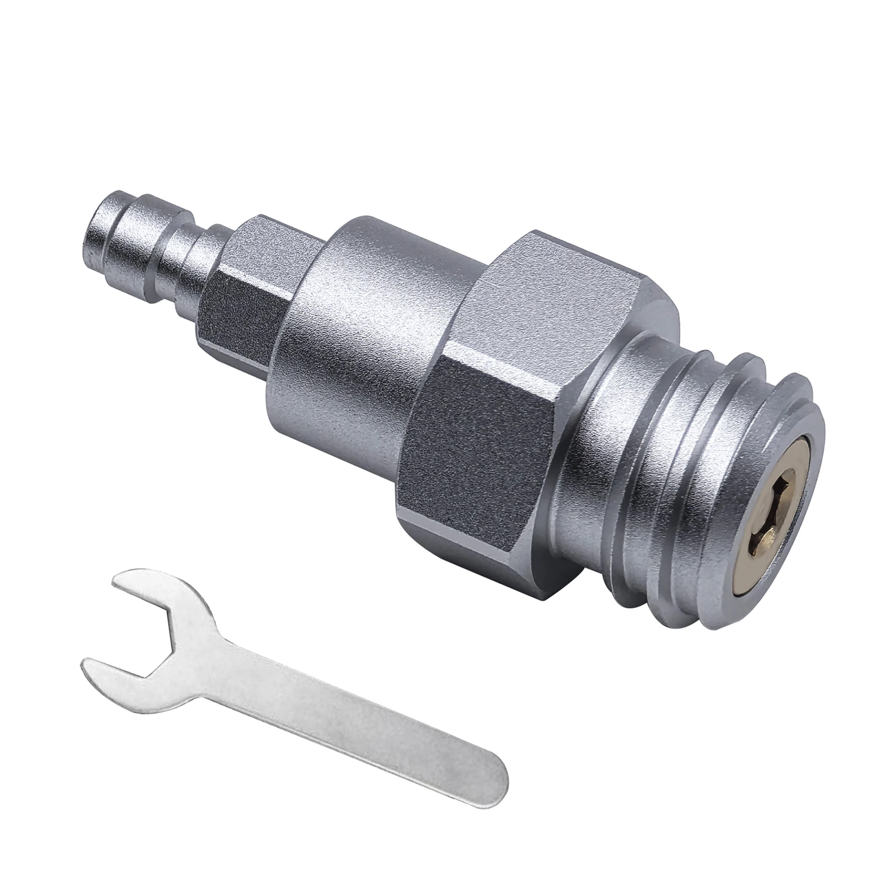 Nieuwe adapter voor Soda Water Machine Maker naar externe Co2-tankflesadapter Quick Disconnect Connector TR21-4