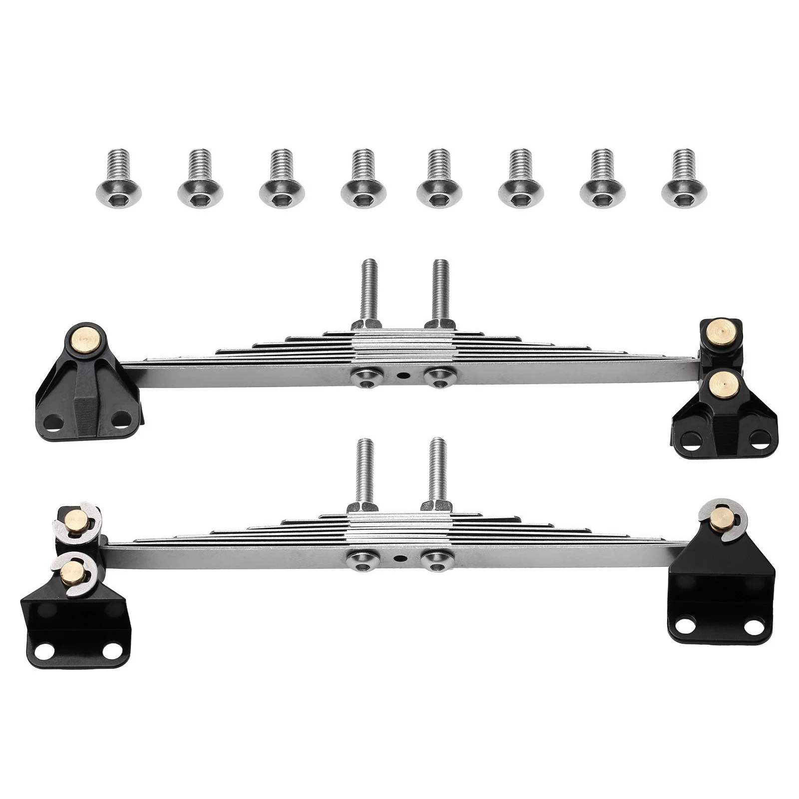 Steel Power Suspension Plate Kit Spring Plate Spring Hanger Kit For Tamiya 1/14 RC Tractor Trailer Truck Model Car Accessories
