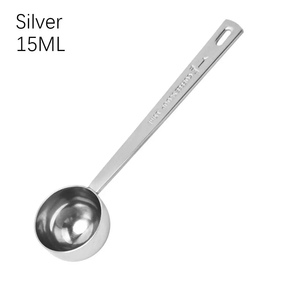

High-quality Stainless Steel Measuring Spoon Blending 5/10/15/20/30ML Coffee Scoop Thicken Tablespoon Coffee