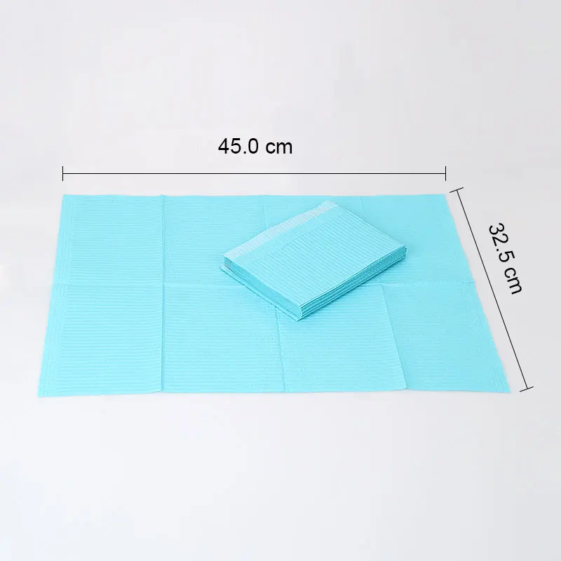 Free Shiping Tattoo Clean Pad Waterproof Disposable Cleaning Wipes TableCloth Cover Patient Dental Napkins Tattoo Bib Accessory