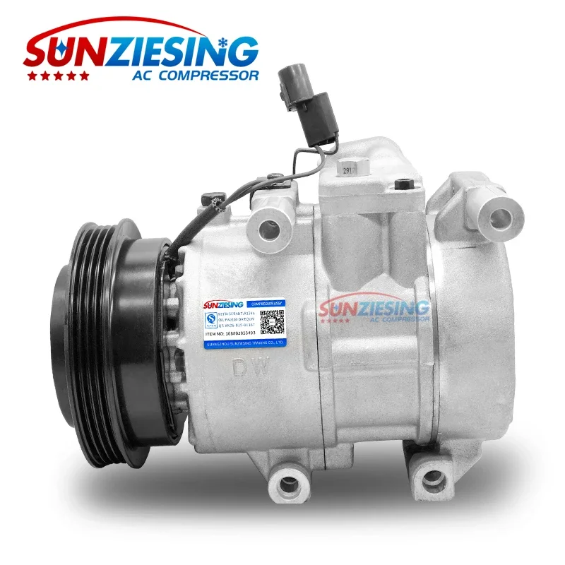 suitable for Kia Rio L4 1.6L 2006-2011 Kia Rio5 L4 1.6L 2006-2011 DV12 115MM 4PKlow price and good quality 12V ac compressor