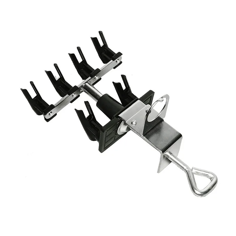 Nasedal Airbrush-Halter Schwerkraftständer-Set für Airbrush-Farbspritzpistolen mit 6 Klemmhalterungen für Tisch- und Werkbankstation – Detail 9