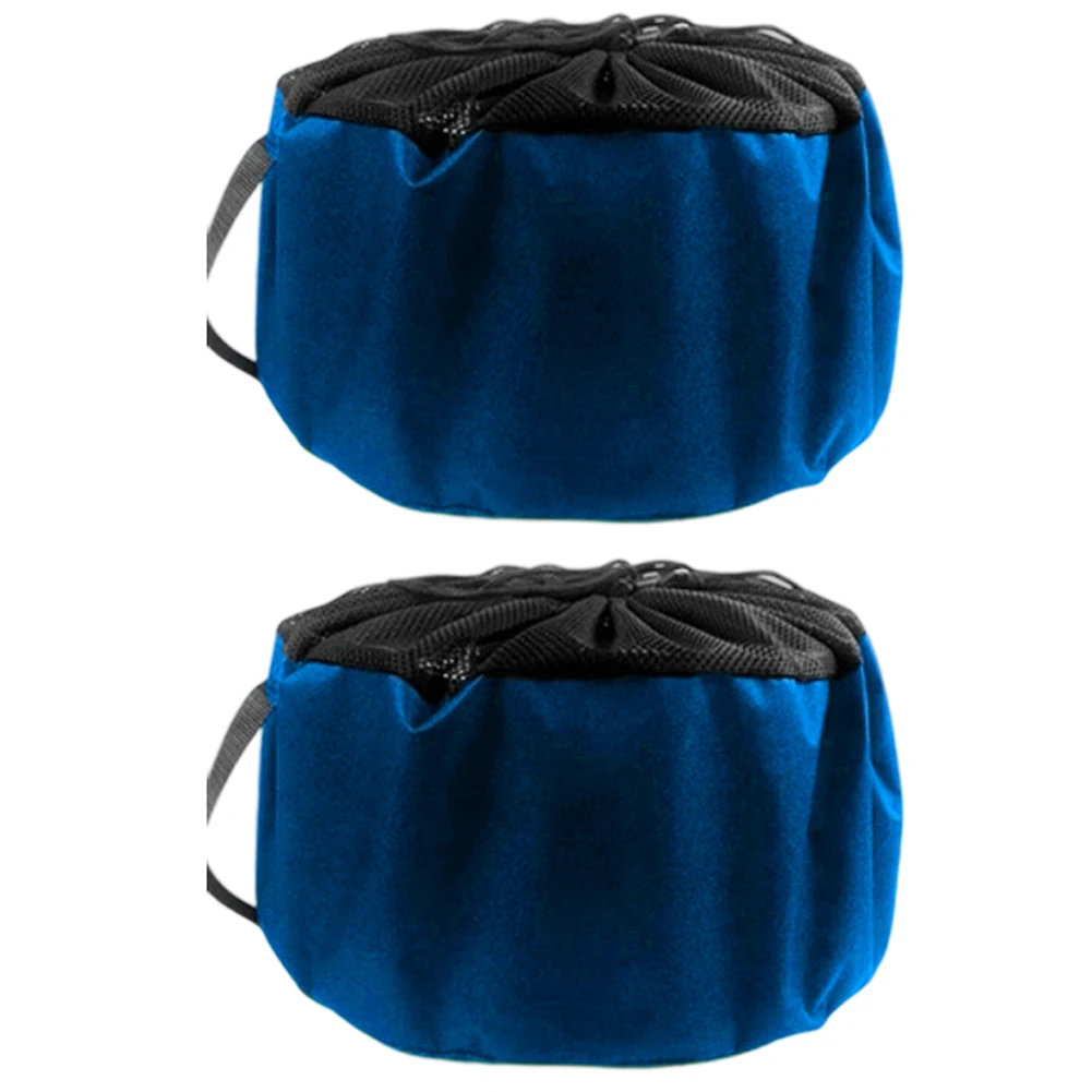 Large Waterproof Hose Storage Bag with Breathable Mesh Section Organizer for Garden Hoses for rvs and Travel Trailers