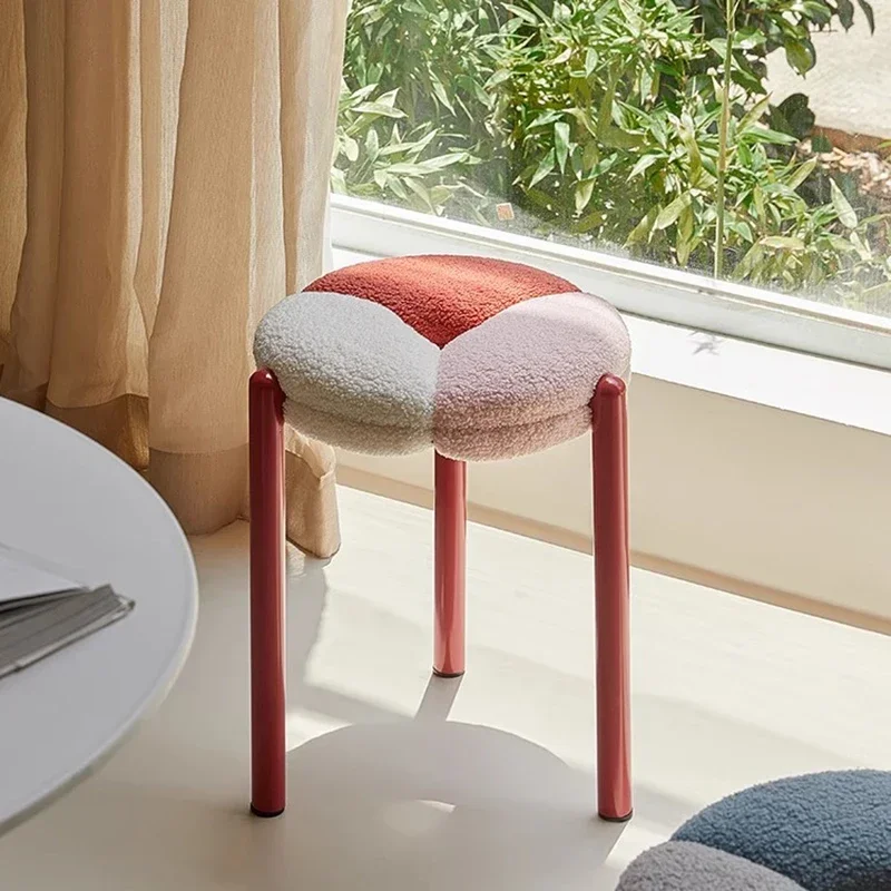 

Nordic Dresser Makeup Chair Accent Stools Relax Bedroom Dining Chairs Modern Minimalist Design Home Furniture Arredamento LLMC