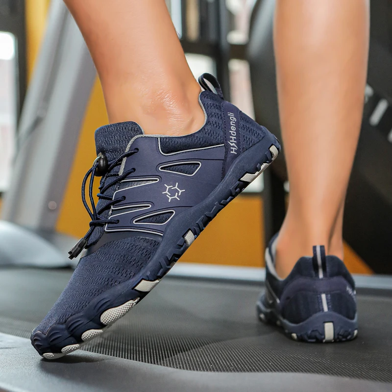 Уличная походная обувь, мужская противоскользящая уличная спортивная обувь с низким берцем, мужская удобная мягкая дышащая мягкая повседневная обувь на шнуровке