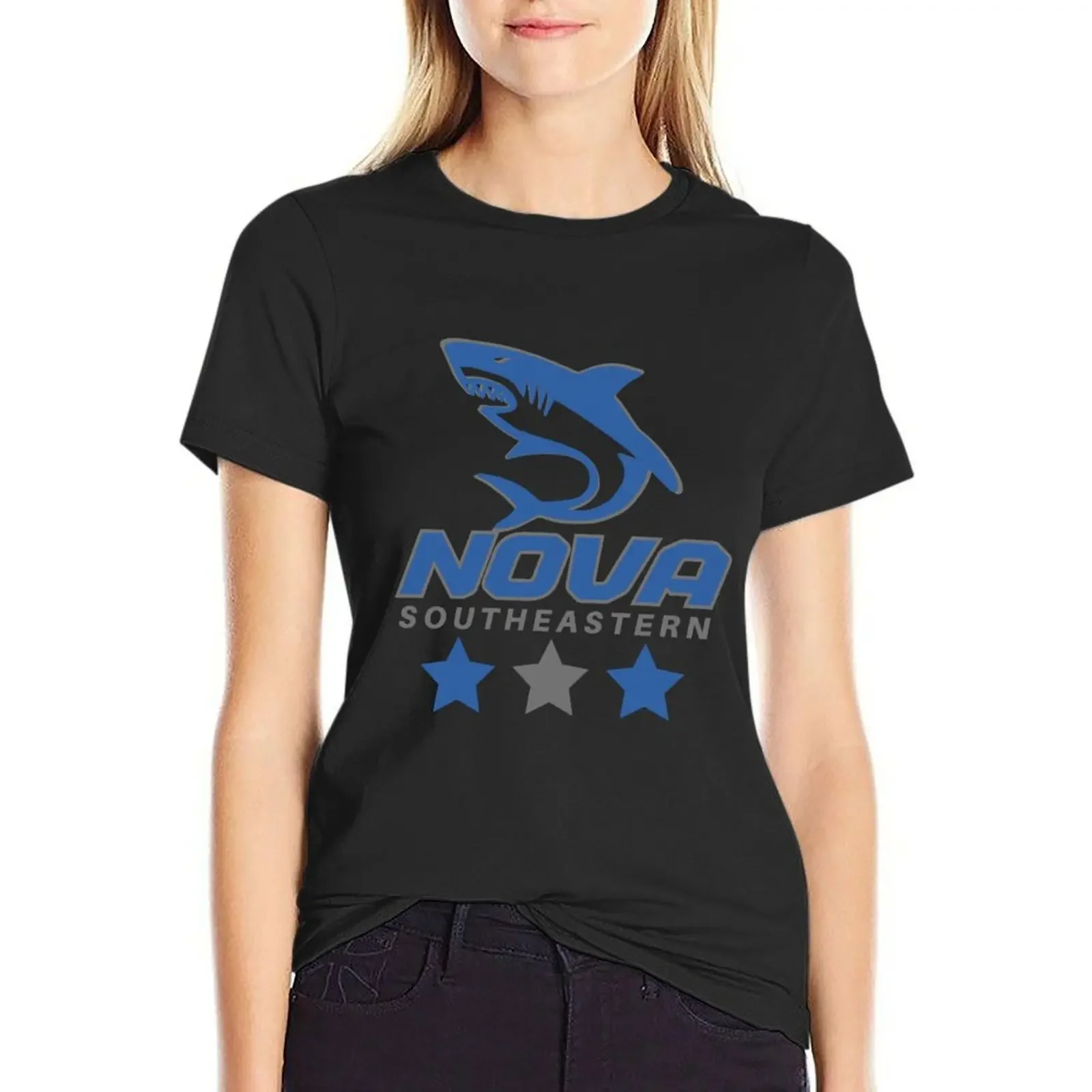 

Nova Southeastern University, great logo for nova university T-Shirt vintage Short sleeve tee Women's t-shirt