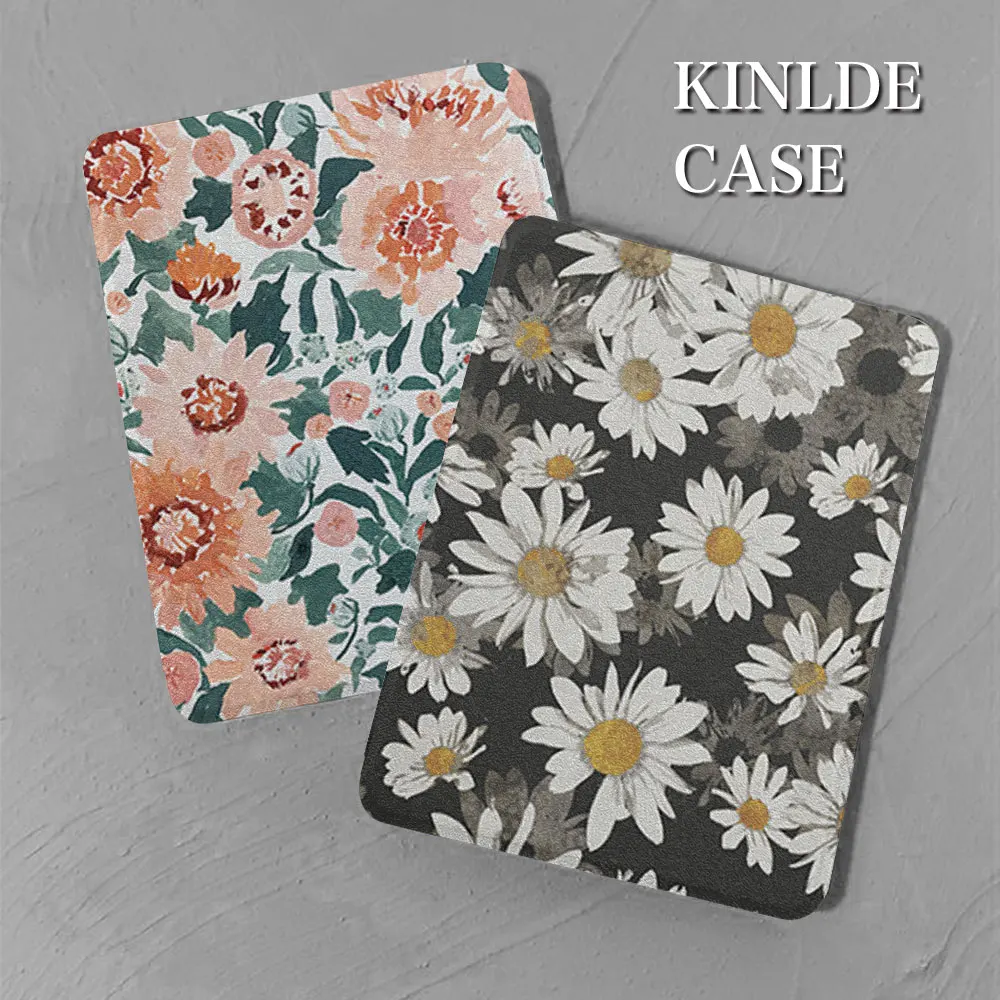 Kindle Fall Paper white4th ein Bildschirm voller Blumen Silikon Soft shell 11. 10. 9. Generation Oase 2 3 Funda