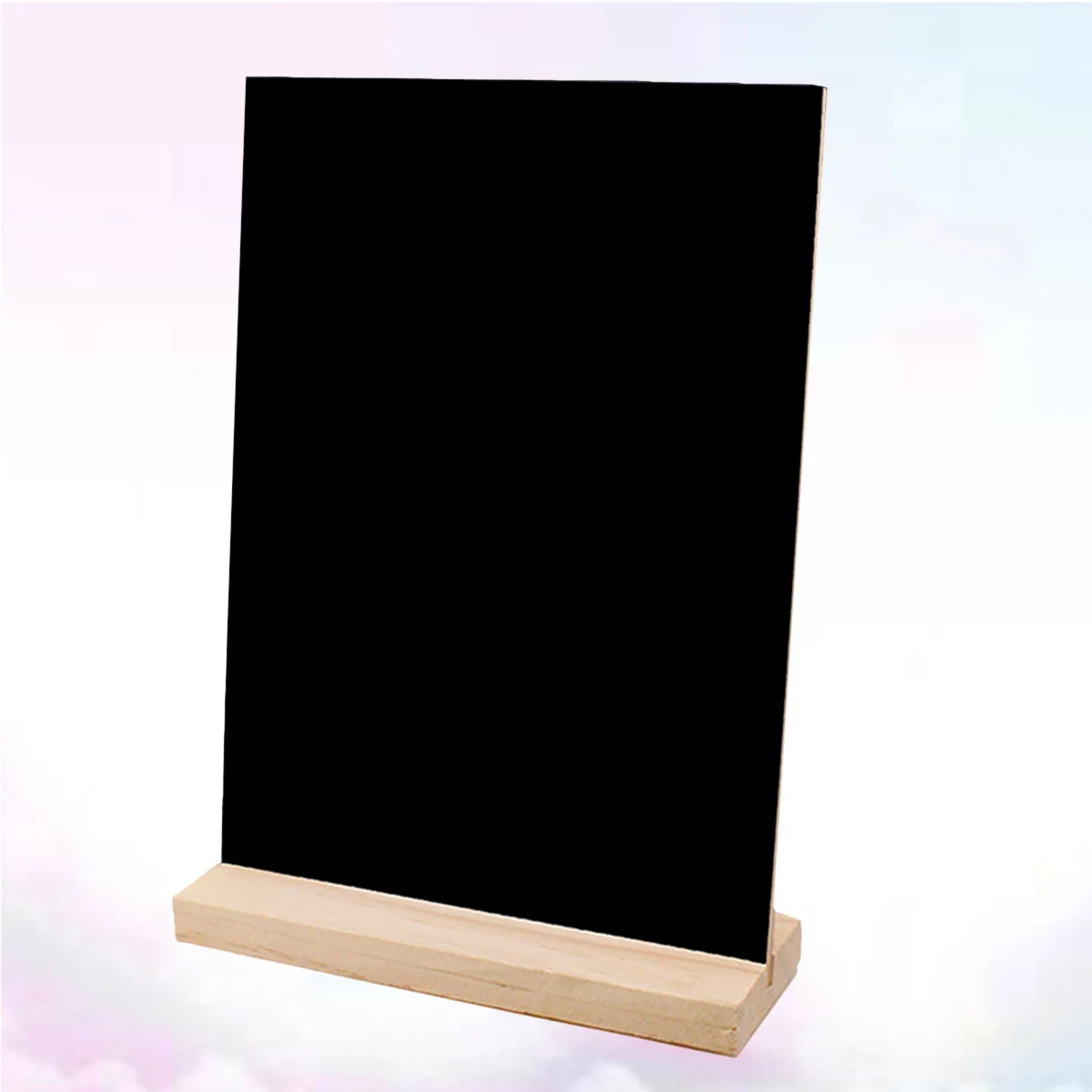 Imagem -06 - Mini Wooden Blackboard Sign Message Desktop Decor Easel Stand Decoração do Casamento Office Centerpieces Tabelas Whiteboard