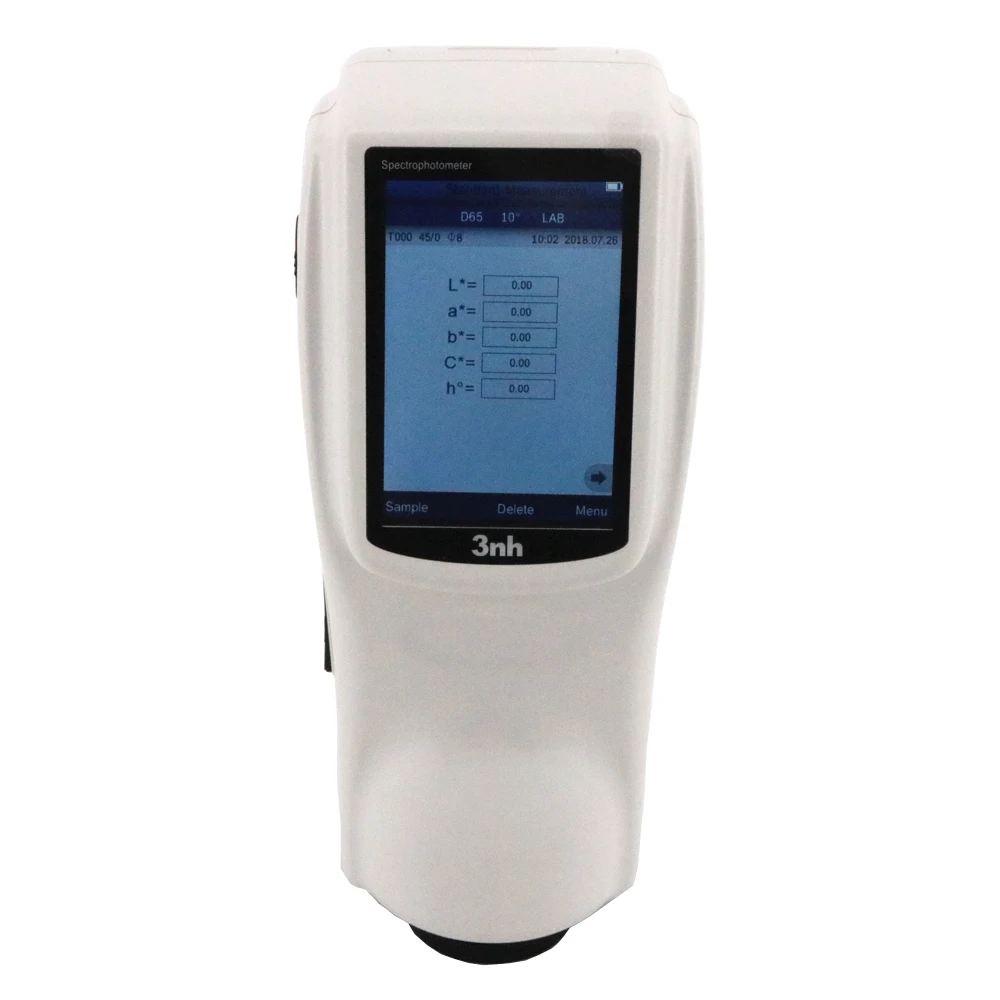 NS800 Professional Spectrophotometer Colorimeter Color Analyzer 45/0 Illumination