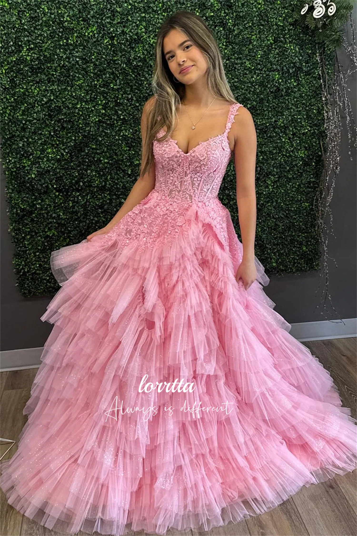 Lorrtta Ball Gown Graduation Fluffy Lace Mesh Elegant Party Dresses Woman Prom Dress Luxury Robe De Soiree Femmes Evening 2024