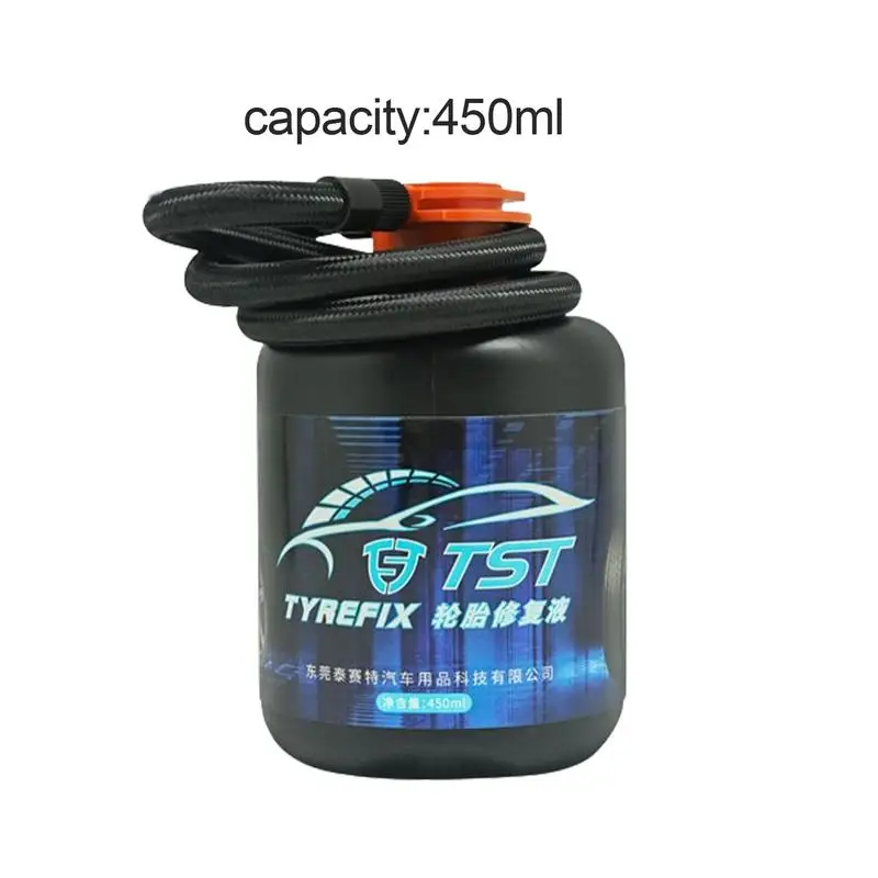 Professional Tire Puncture Repair Sealant 450ml Quick Repairing Automatic Tire Repair Fluid Car Maintenance Tool