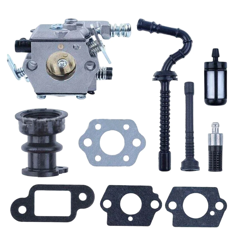 Grey Metal Carburetor And Air Filter For MS210 MS230 MS250 Replace WT286 1123 120 0603 Repair Tool