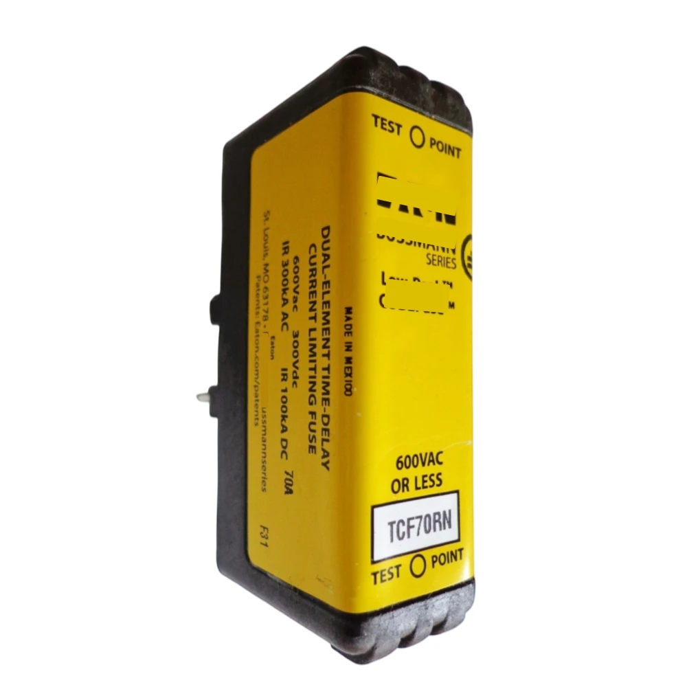 TCF70RN CUBEFuse Time Delay Fuse, 70A 600V, Industrial Cartridge Fuse,  OEM