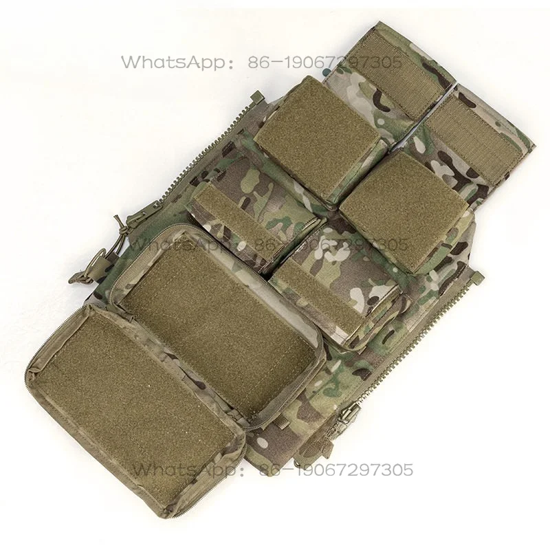 

Suitable for Outdoor Vest with Protective Back Plate Bag Zipper Universal Rear