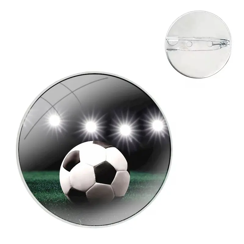 Football soccer field Pin Icons Brooch Jewelry Accessories