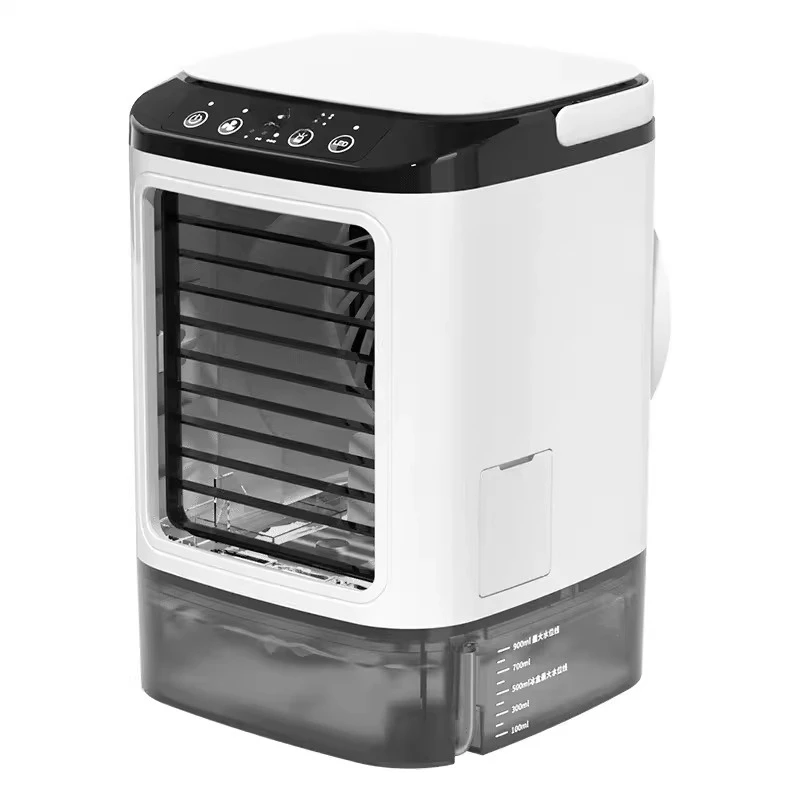 Mini electric fan home desktop small spray portable and mobile