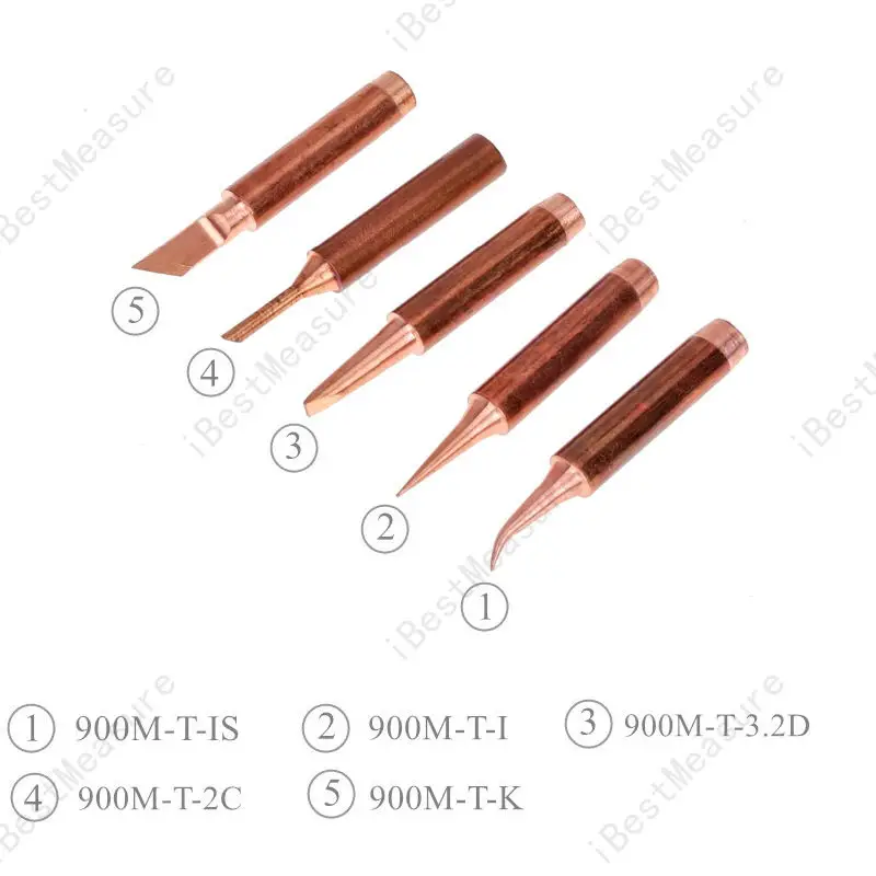 5-teiliges Premium-Lötspitzen-Set der Serie 900M für industrielle Anwendungen, perfekt für die Wartung elektronischer Produkte – Detail 7