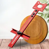 Router Milling Circle Jig Woodworking Cutting Circular Positioning Auxiliary Base Multifunctional Milling Groove Bracket Guide