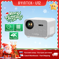 BYINTEK LOVE U12 1080P Projector 4K Full HD Android WiFi 6 800 ANSI Auto Focus Home Theater Projectors for Movie Meeting Video