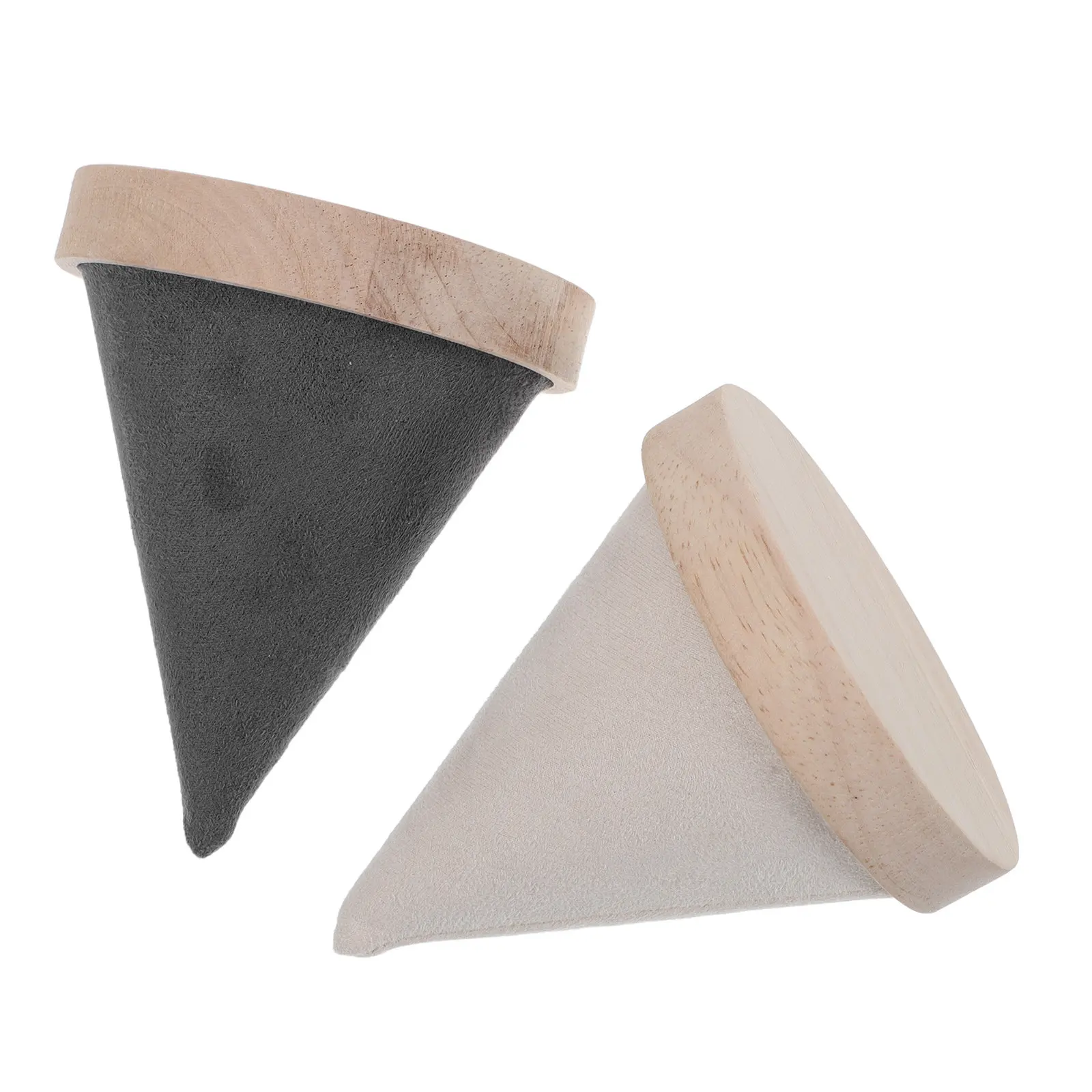 

2Pcs Cone Bracelet Display Stand Elegant Jewelry Holder for Retail Store Tabletop Vanity Jewelry Organizer Display Rack