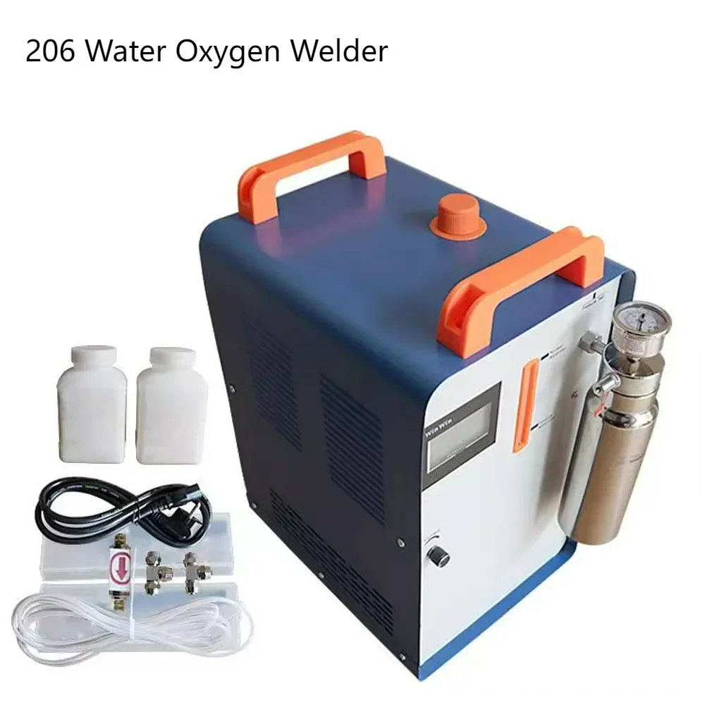 2-Cylinder Oxy-Hydro Generator Water Oxygen Hydrogen Welding Machine Flame Polishing Gold Silver Durable Metal Melting Welding