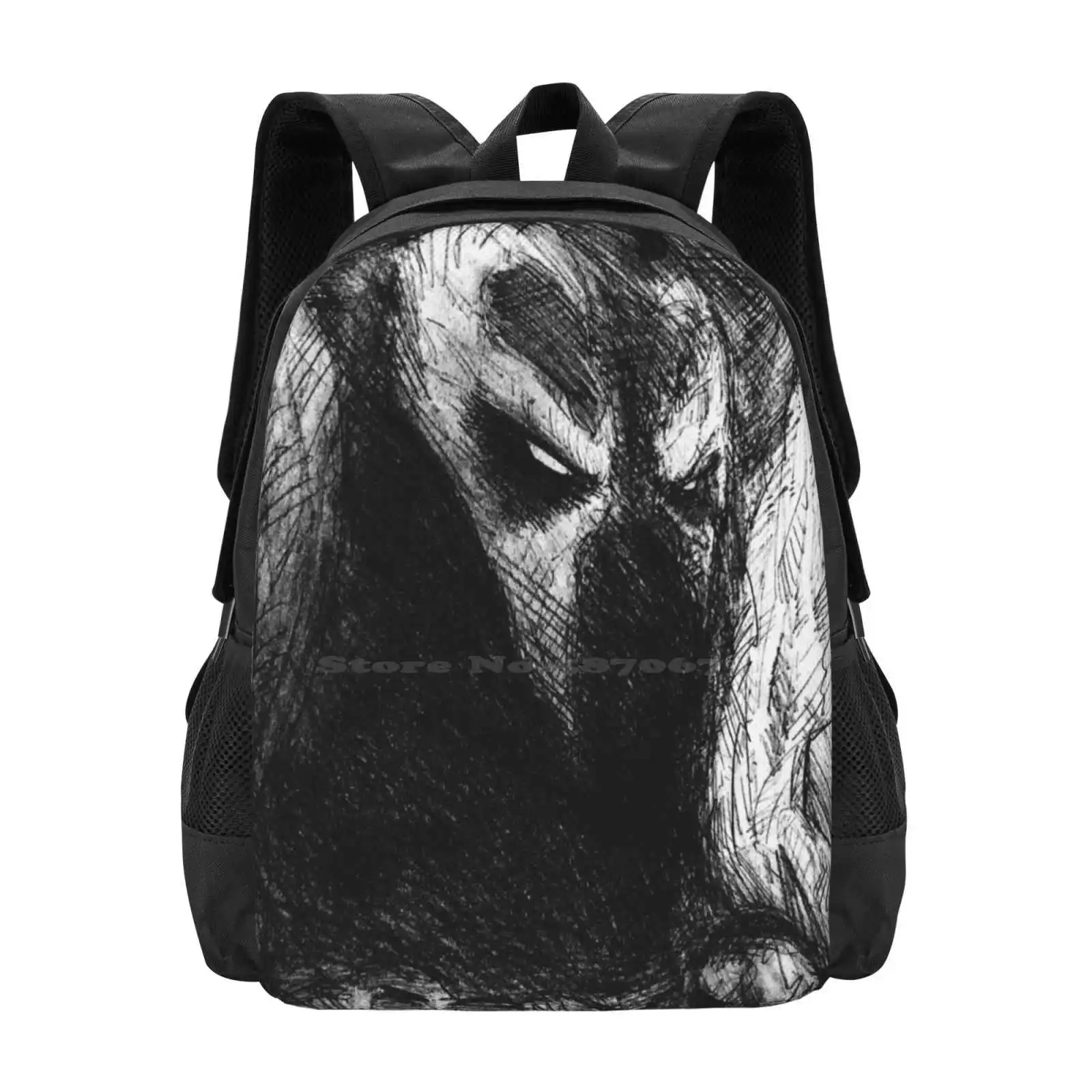 

Hell’S Soldier... Hot Sale Schoolbag Backpack Fashion Bags Hell Demon Anti Hero Comics Fan Art