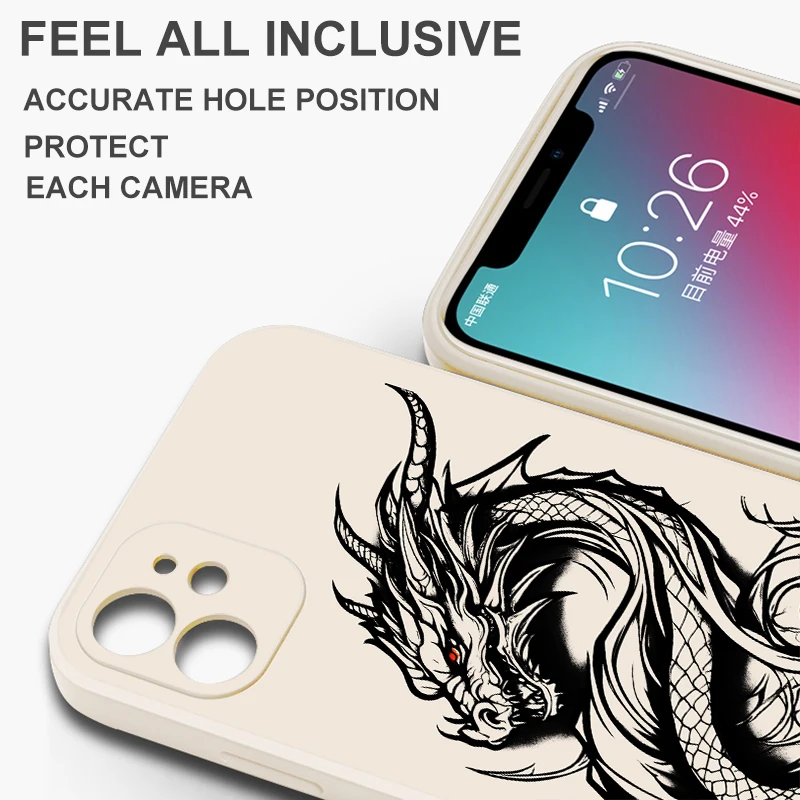التنين الإلهي الصيني لشاومي ريدمي نوت 12 11 11S 11T 10 10S 10T 9 8 Pro Plus جراب هاتف Funda غطاء سيليكون سائل ناعم
