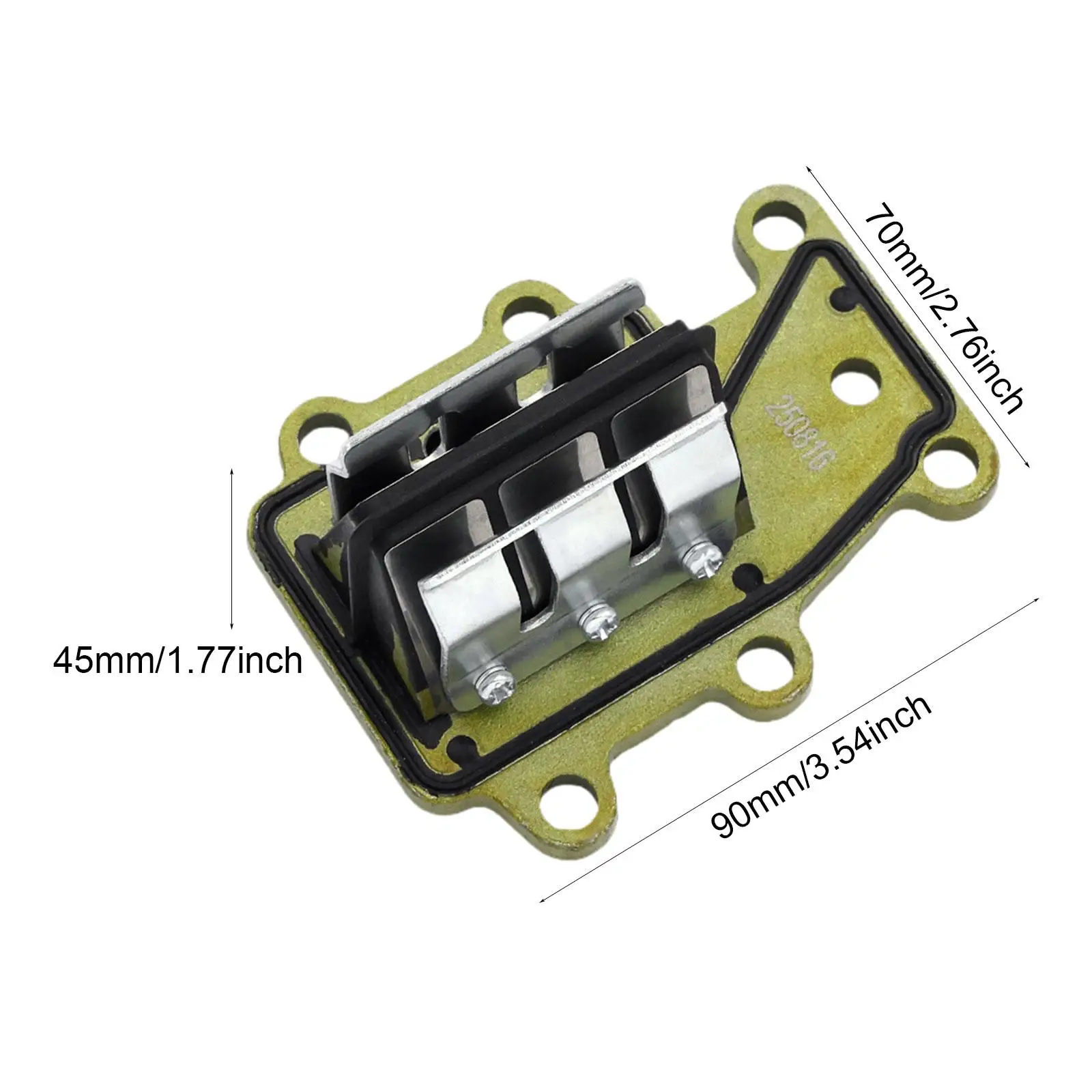 6E8-13610-0 Spare Parts Intake Valve Assembly Metal Replacement for Yamaha T9.9/15 2 Stroke 15HP Outboard Engine Accessory view 6