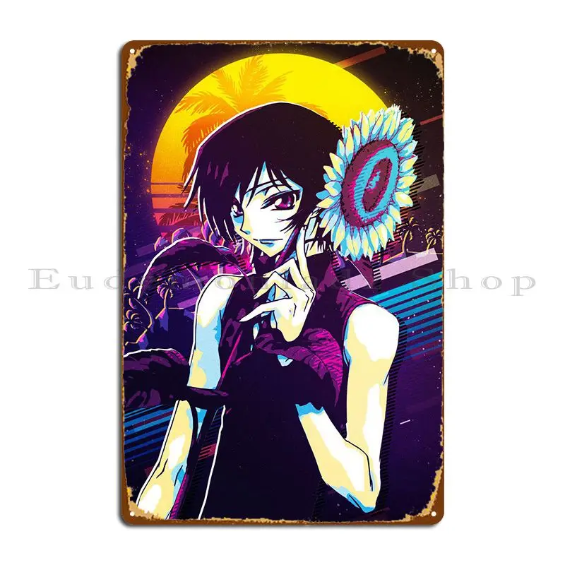 Lelouch Vi Britannia Metal Sign Party Party Design Designer Classic Tin Sign Poster