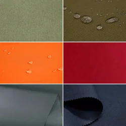 1000D Polyester Waterproof Red Wolf Gray Fabric Coyote Brown CB RG Khaki Black Army Green Orange PU Coating Cloth Bag Vest DIY