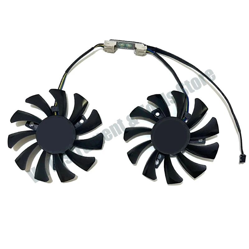 NEW For GA81S2U GA91S2H 75MM GTX970 GPU Cooler Replacement Fan for ZOTAC GeForce GTX 970 4 GB Dual Video Card Cooling Fan